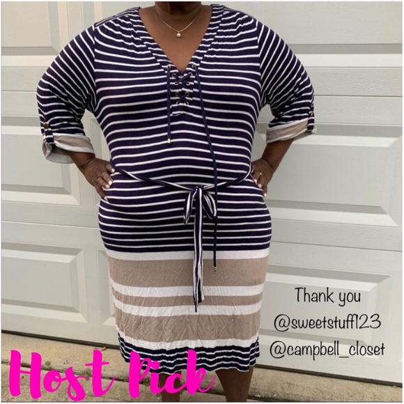 Stripped dress - Picture 10 of 10